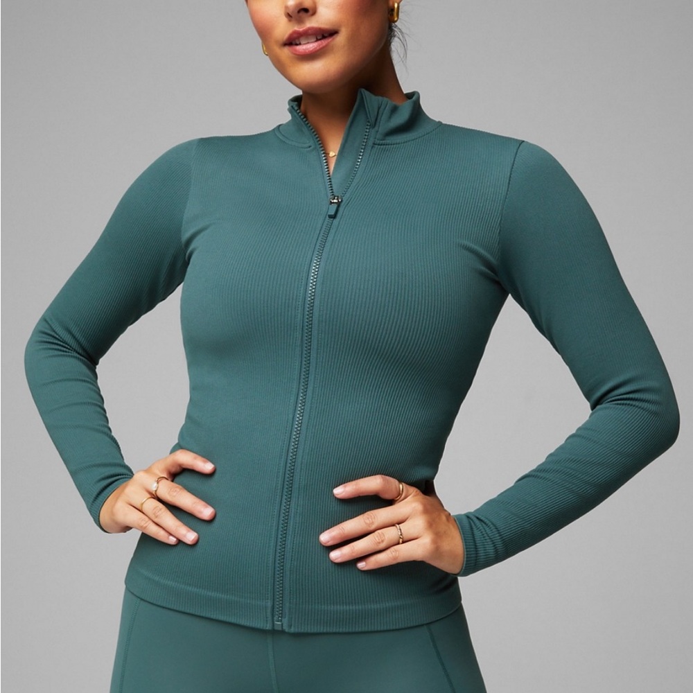 Fabletics Ribbed Seamless Jacket - Picture 5 of 6
